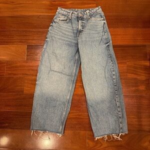 H&M Light Blue Wide Leg Jeans